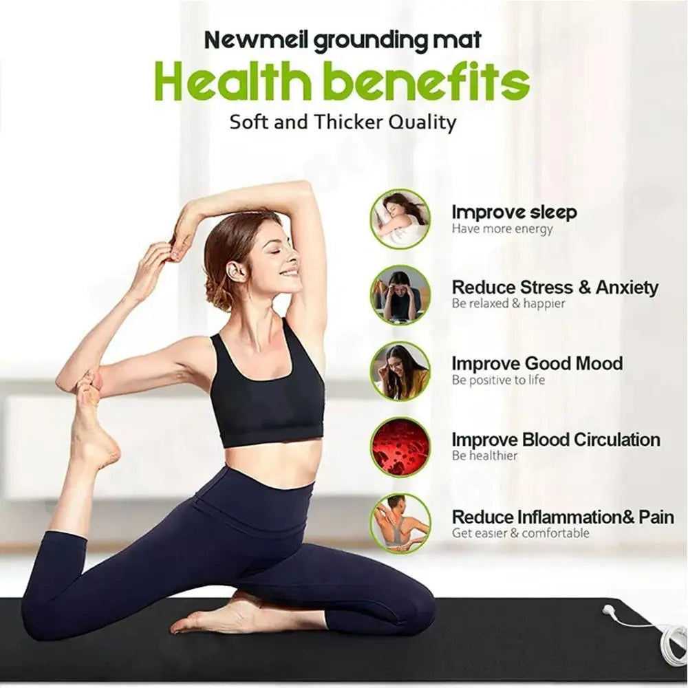 100*30cm Esterilla de Yoga con conexión a tierra
