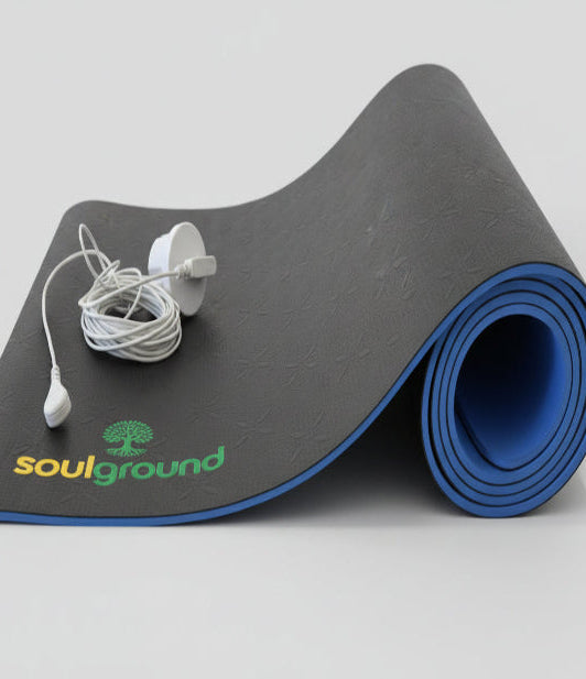 Esterilla de Yoga Grounding SOULGROUND® – Antideslizante 5 mm conexión a tierra